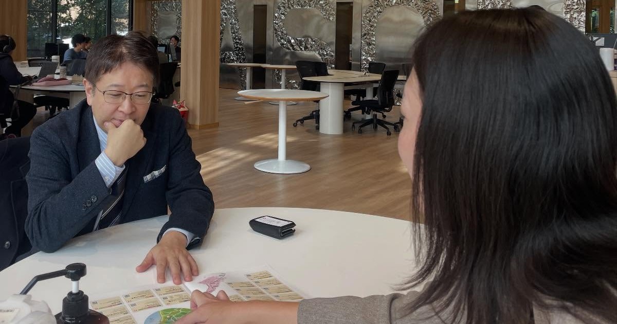 朝比奈とCMO 田中が、パソナグループが進める淡路島での地方創生の取り組みについて視察